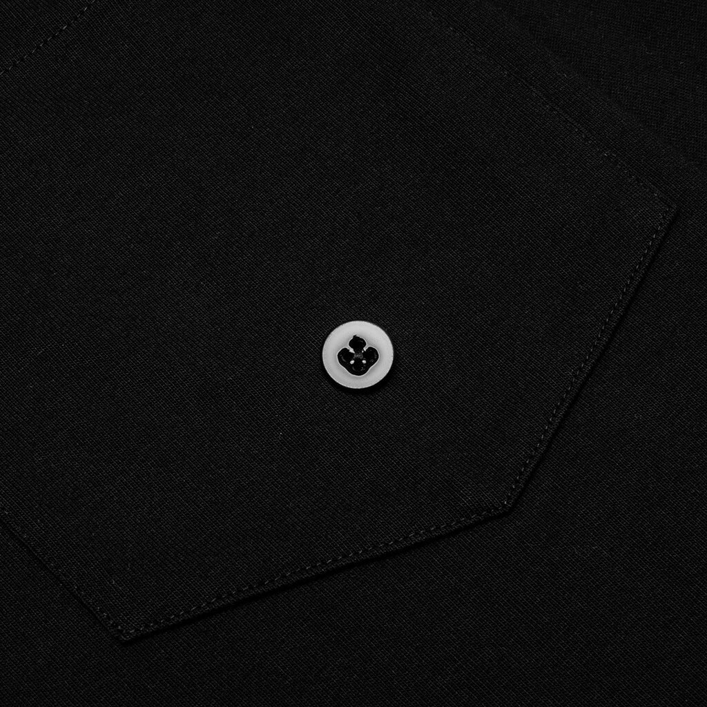 Beaded Detail T-Shirt - Black