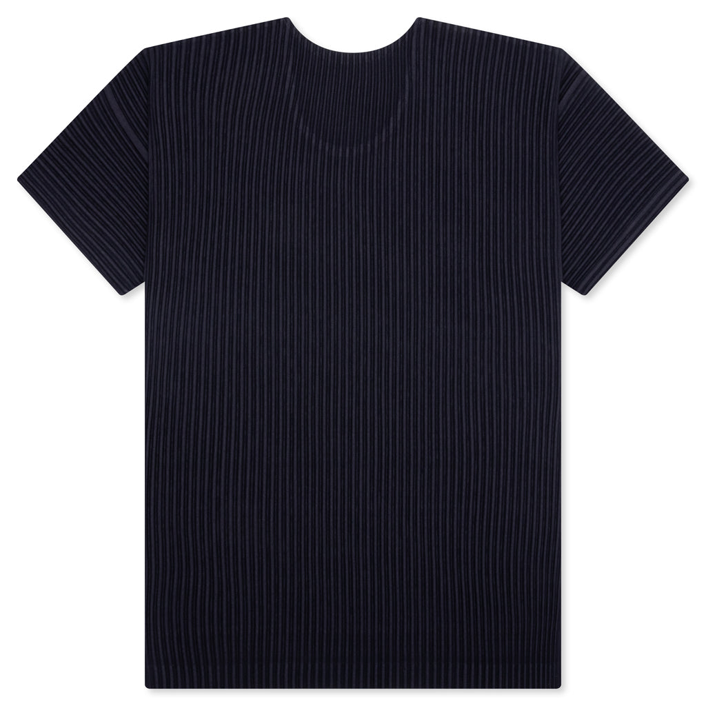 Pleated T-Shirt - Blue