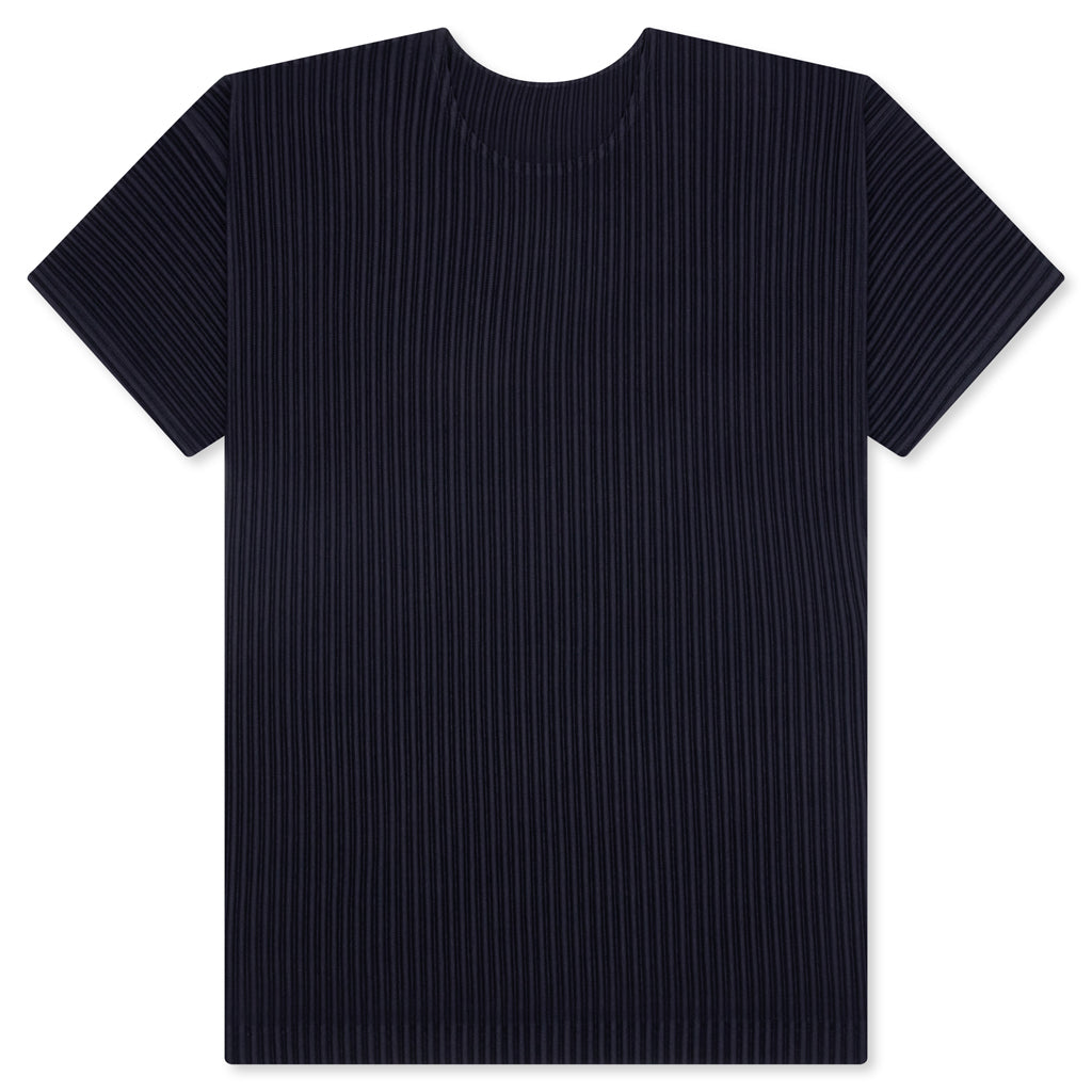 Pleated T-Shirt - Blue