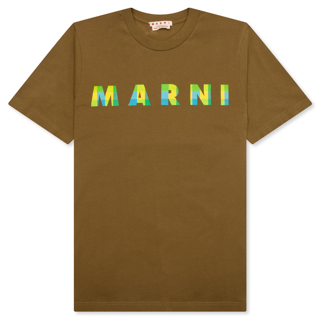 Creta Cotton T-Shirt With Gingham Logo - Creta