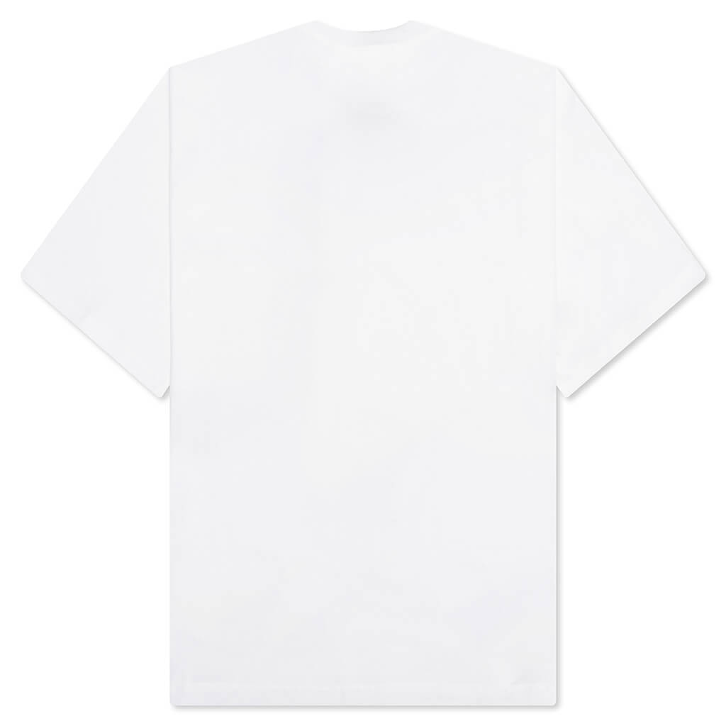Pop Fields Logo T-Shirt - Lily/White