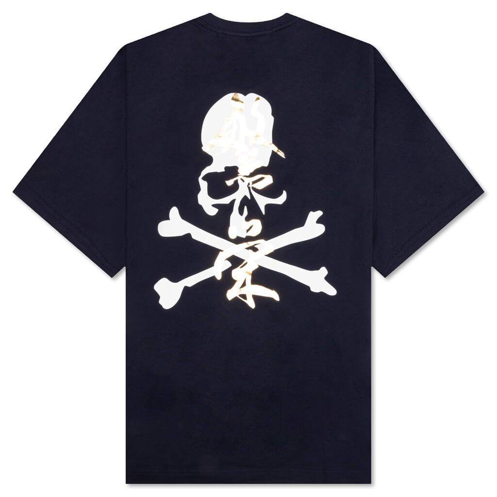 Navy Printed T-Shirt - Navy