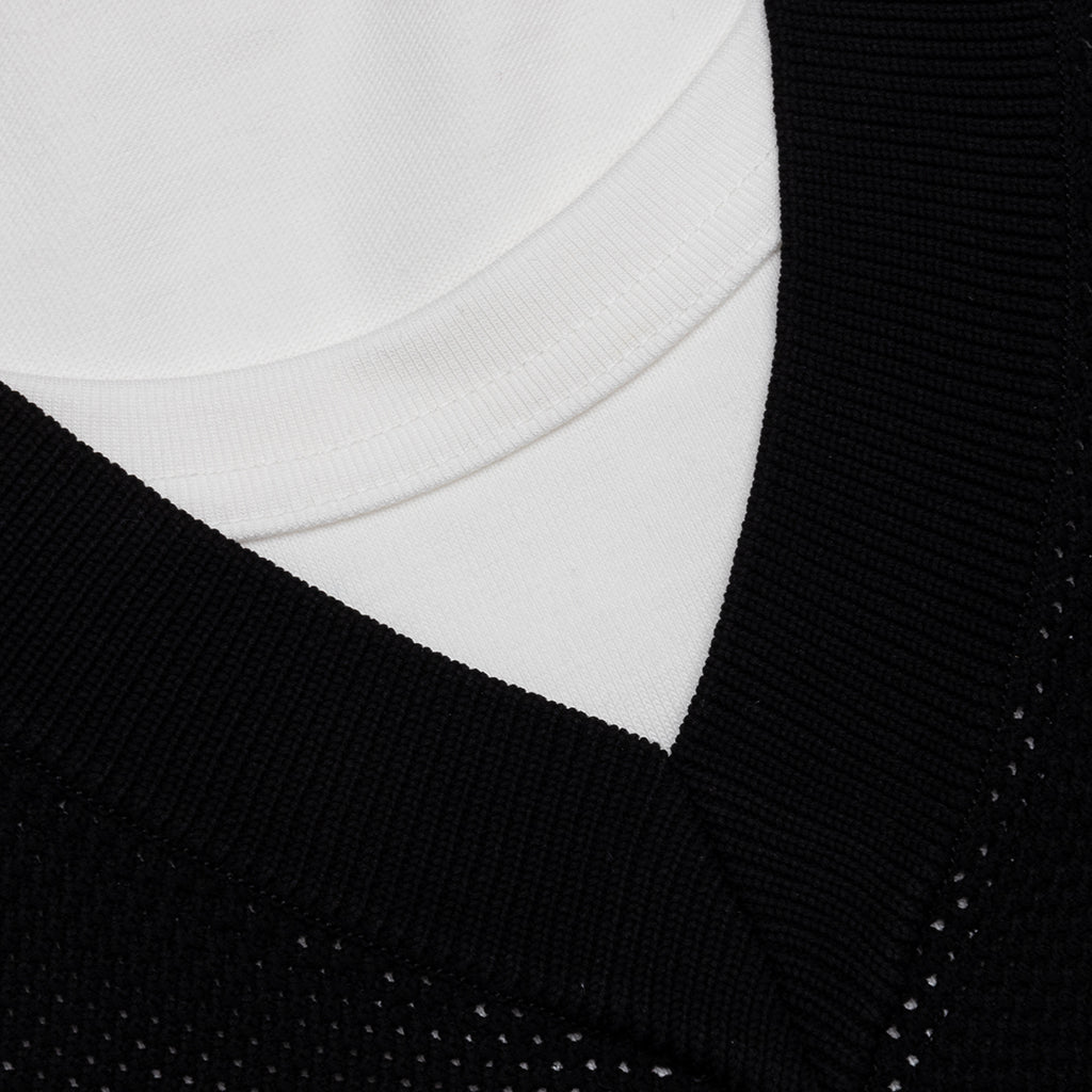 Cotton Jersey x Polyester T-Shirt - White