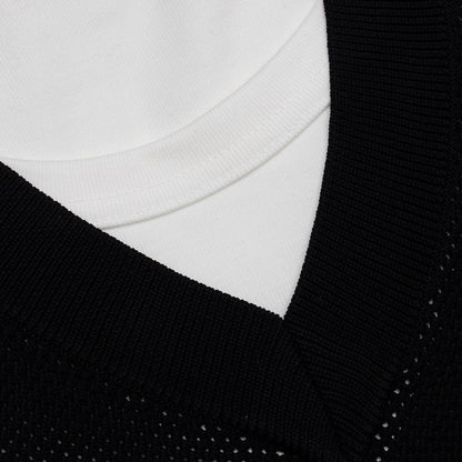 Cotton Jersey x Polyester T-Shirt - White