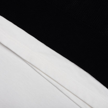 Cotton Jersey x Polyester T-Shirt - White
