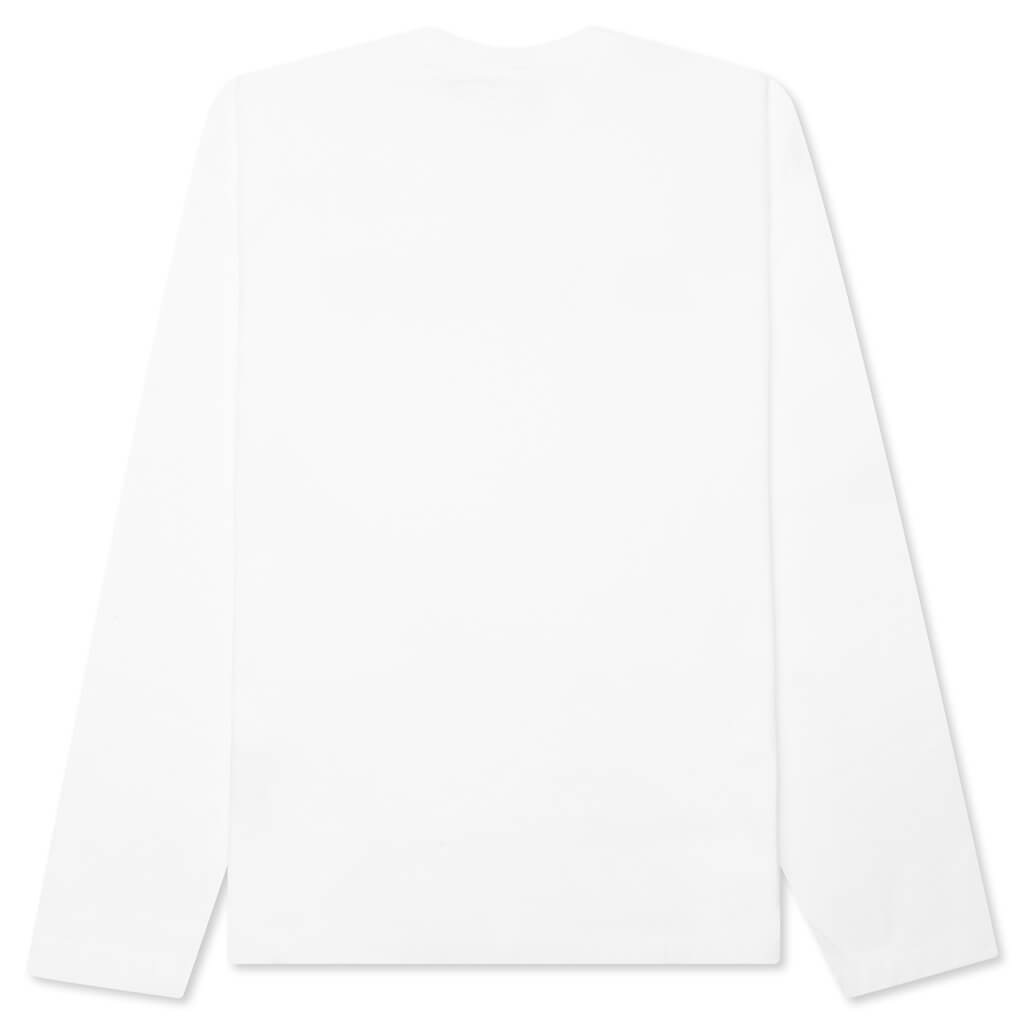 Long Sleeve Logo T-Shirt - Porcelain