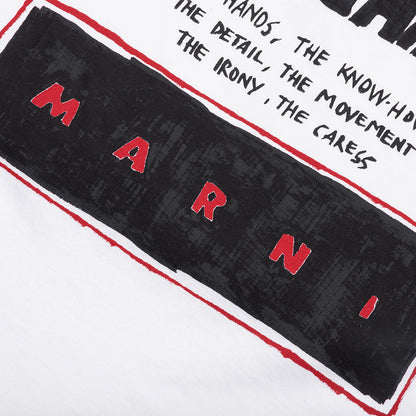 Slogan Print Organic Cotton T-Shirt - Lily White