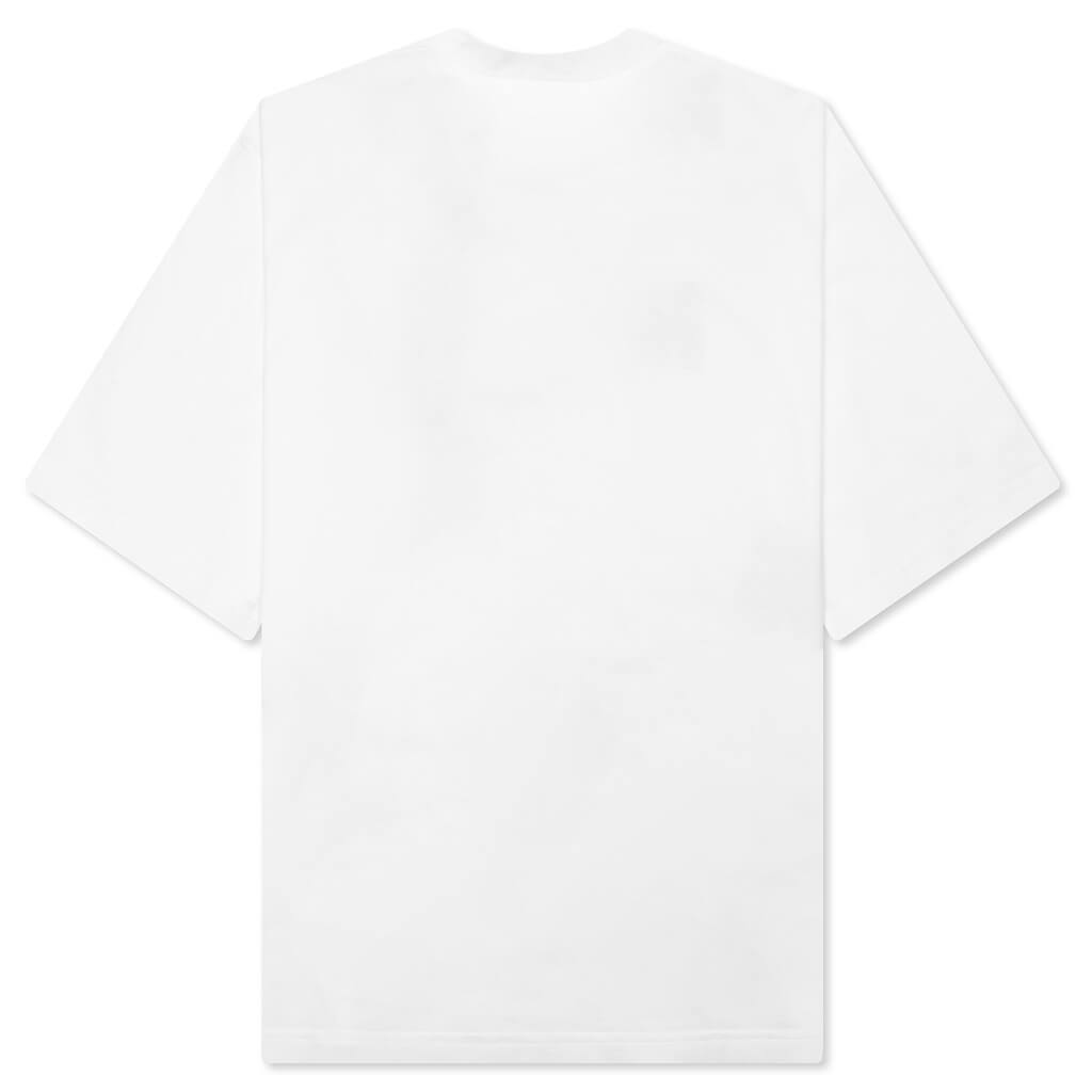 Scribble Logo Cotton T-Shirt - Lily White