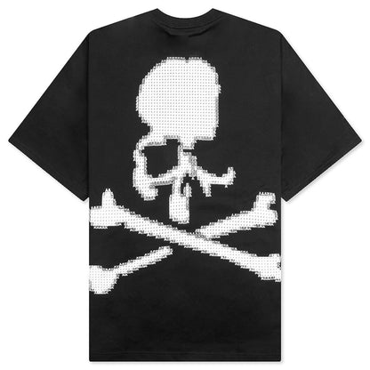 Micro Skull Knit T-Shirt - Black