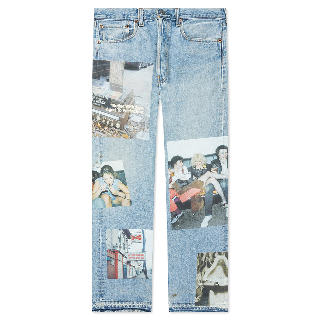 Tabloid Denim Pants - Indigo