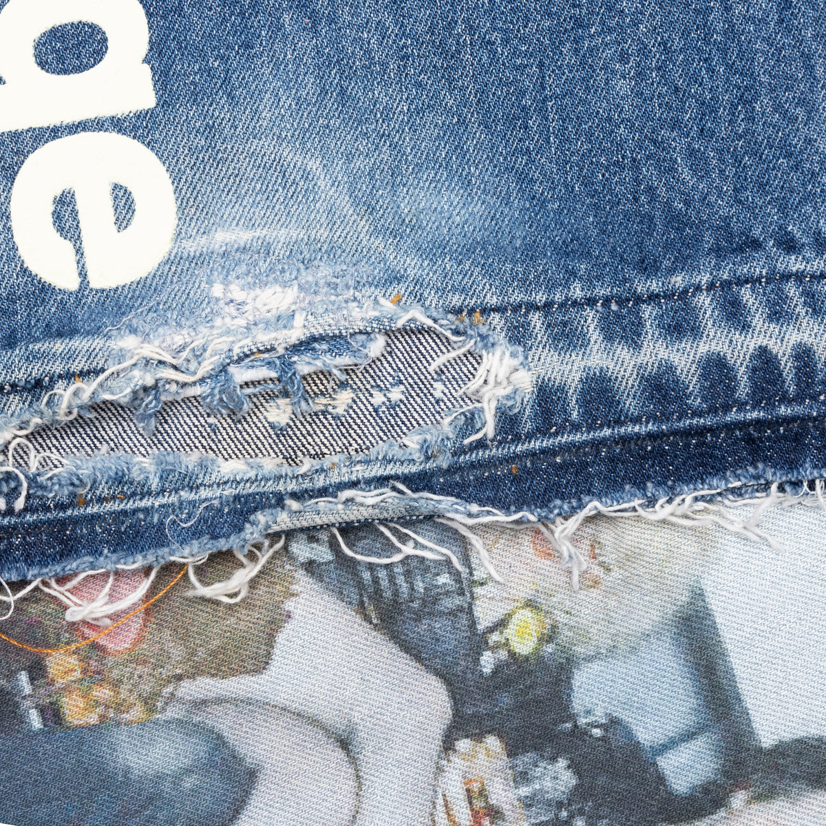 Tabloid Denim Pants - Indigo