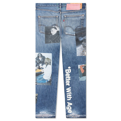 Tabloid Denim Pants - Indigo