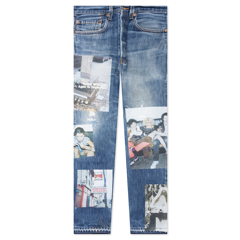 Tabloid Denim Pants - Indigo