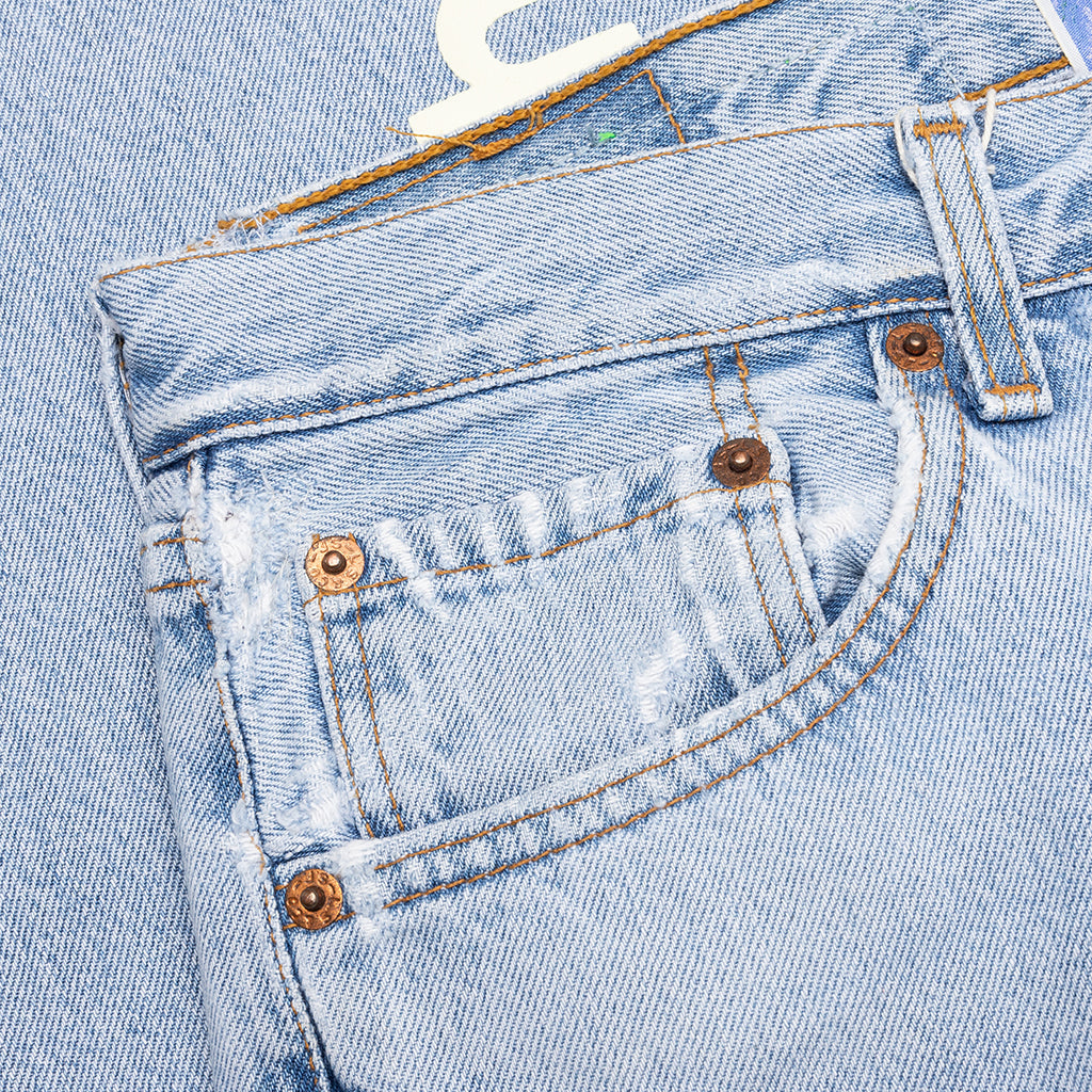 Tabloid Denim Pants - Indigo
