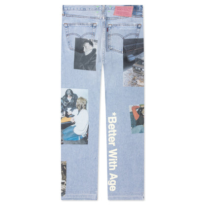 Tabloid Denim Pants - Indigo