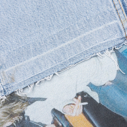 Tabloid Denim Pants - Indigo