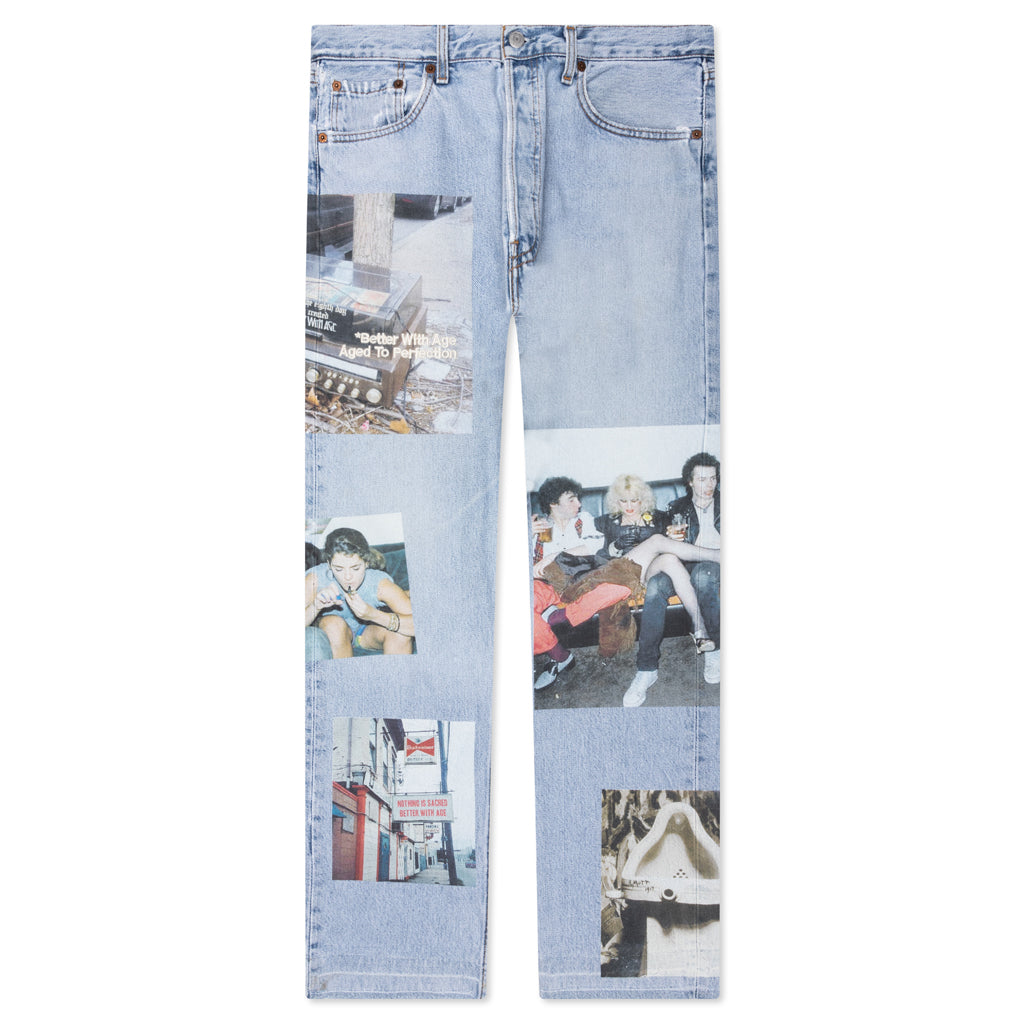 Tabloid Denim Pants - Indigo