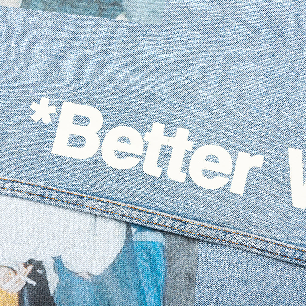 Tabloid Denim Pants - Indigo