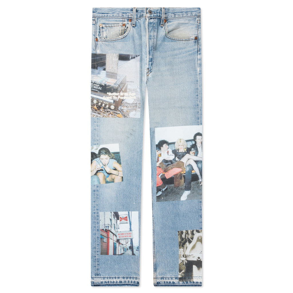 Tabloid Denim Pants - Indigo
