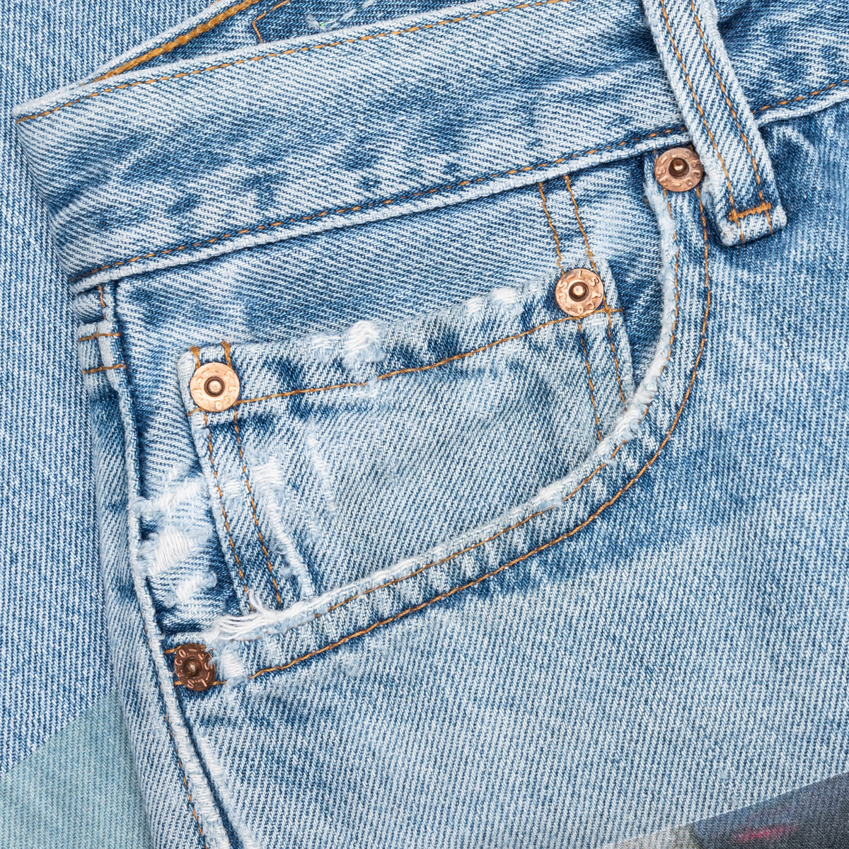 Tabloid Denim Pants - Indigo