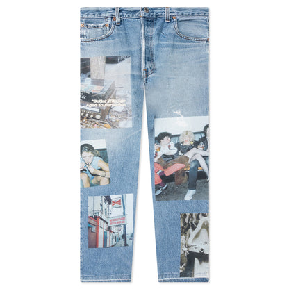 Tabloid Denim Pants - Indigo