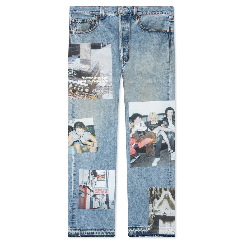 Tabloid Denim Pants - Indigo