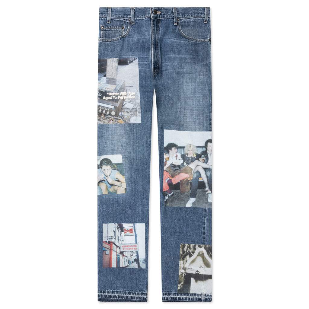 Tabloid Denim Pants - Indigo