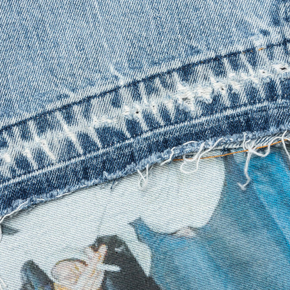 Tabloid Denim Pants - Indigo