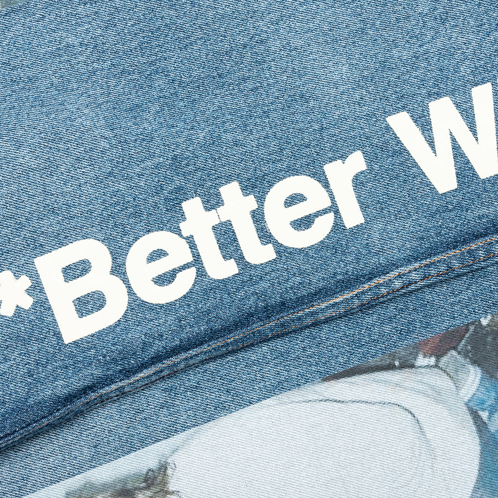 Tabloid Denim Pants - Indigo
