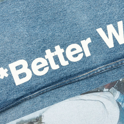 Tabloid Denim Pants - Indigo
