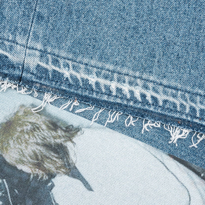 Tabloid Denim Pants - Indigo