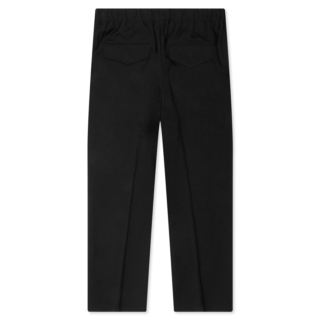 Sharp Gabardine Wool Trouser - Black