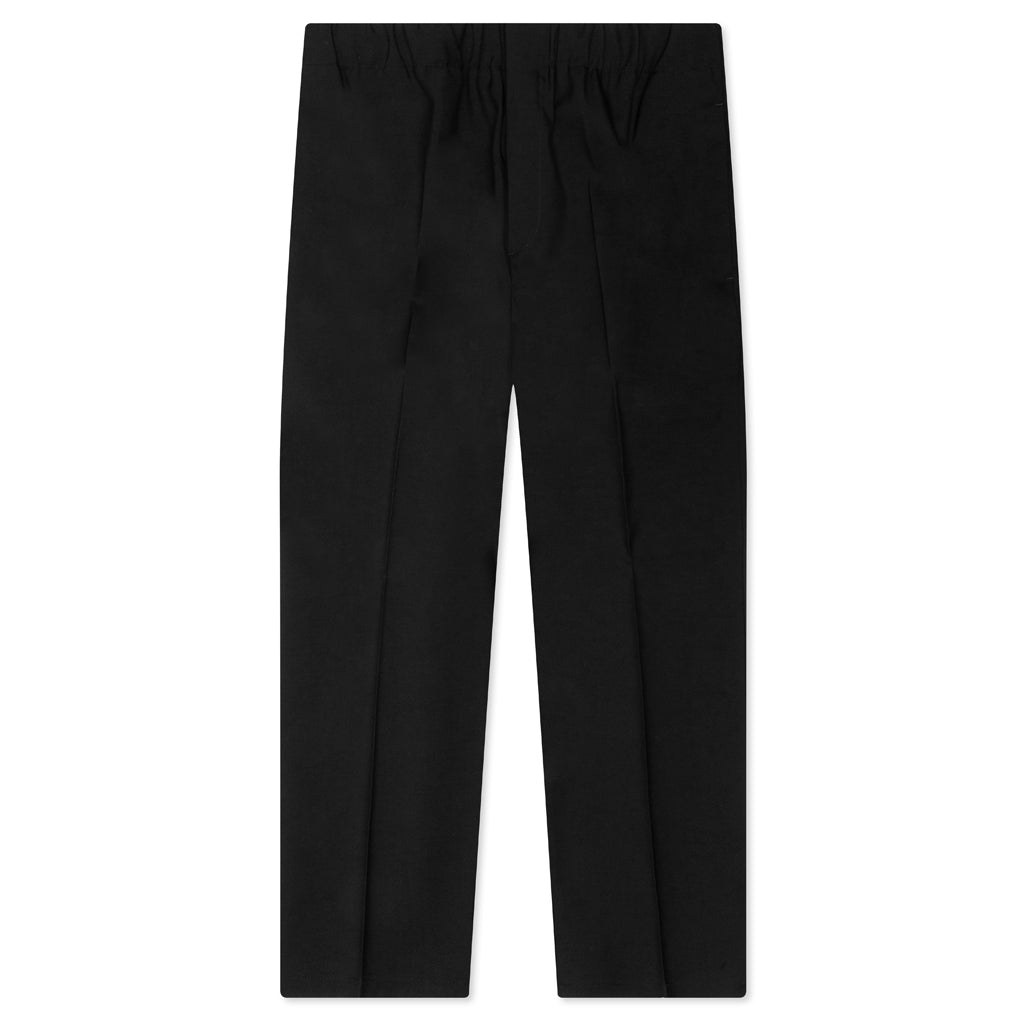 Sharp Gabardine Wool Trouser - Black