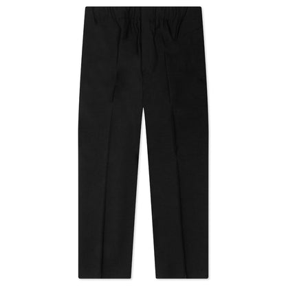 Sharp Gabardine Wool Trouser - Black