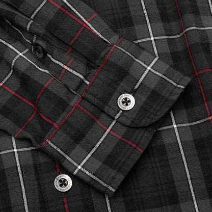 Tartan Check L/S Shirt - Black