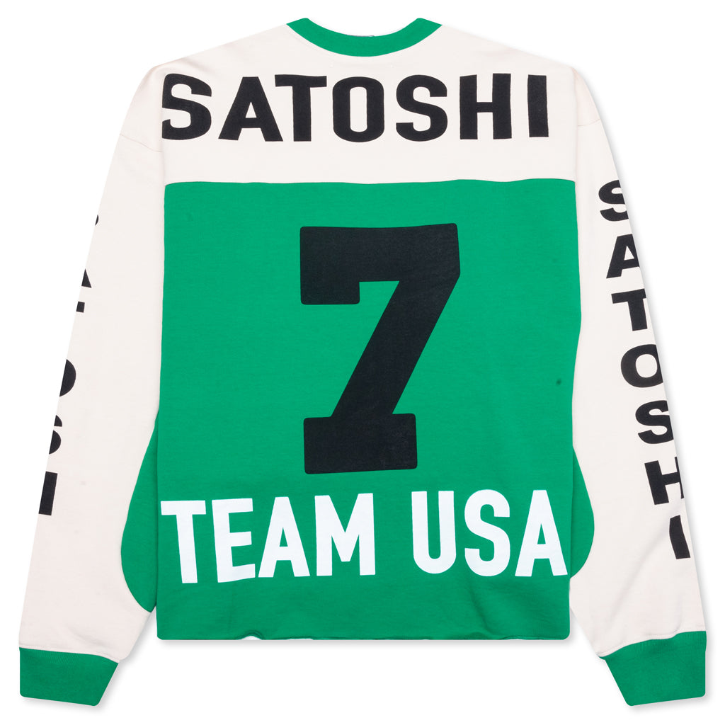 Team USA Racer Crewneck - Green