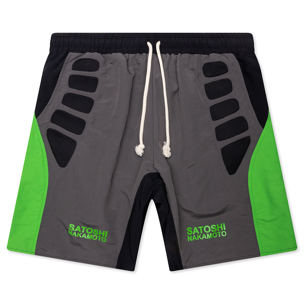 Tech Shorts - Grey/Green