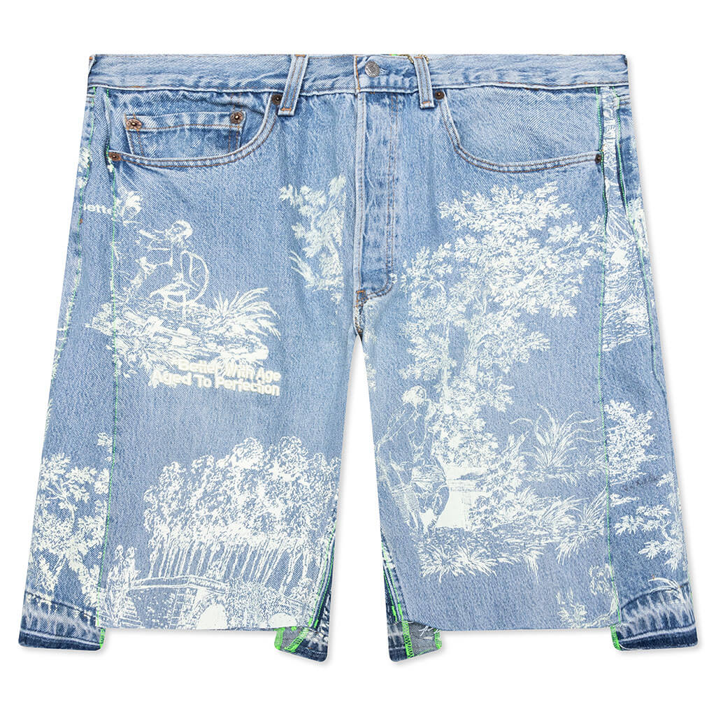Teresa Double-Wide Denim Short - Indigo