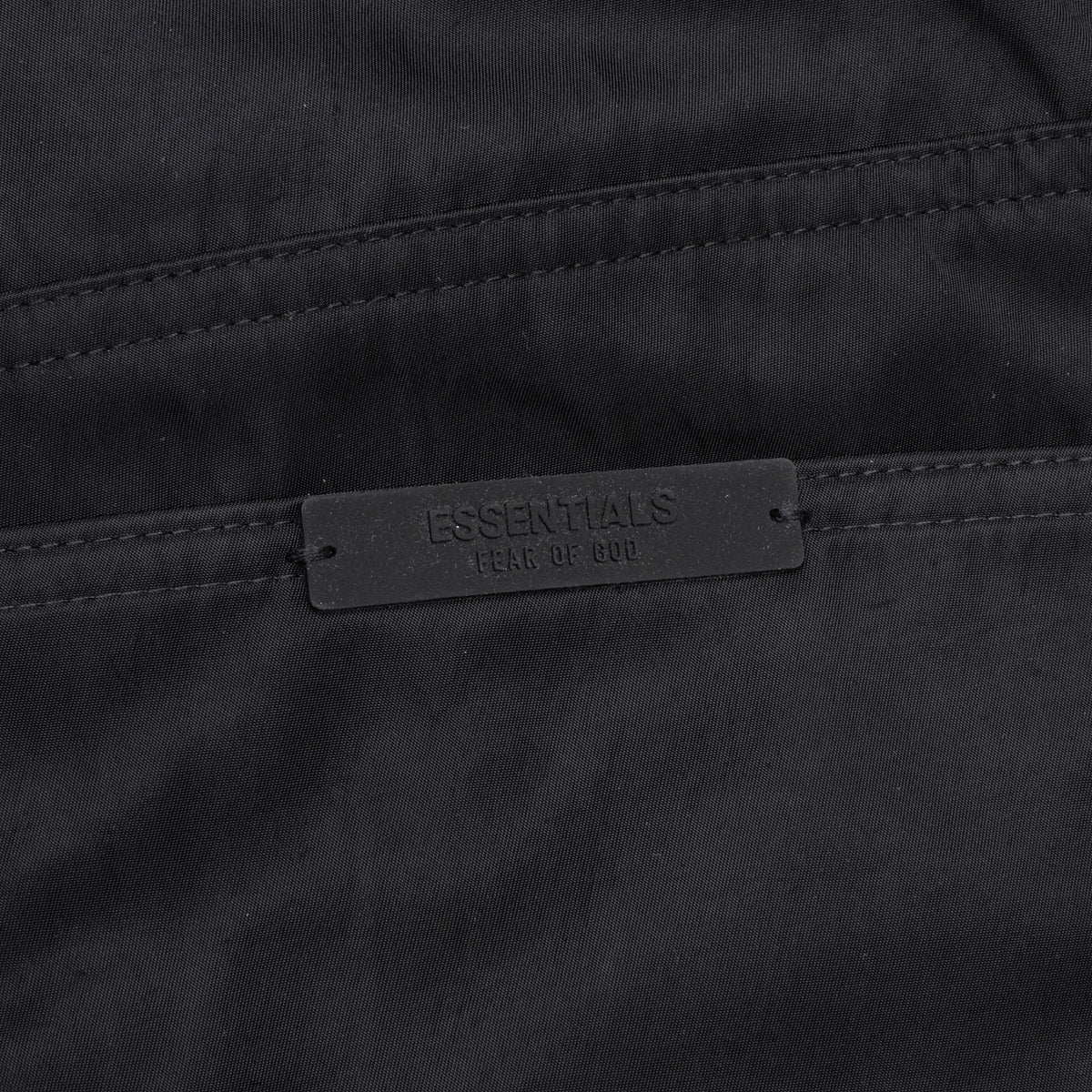 Textured Nylon 5-Pocket Pant - Black