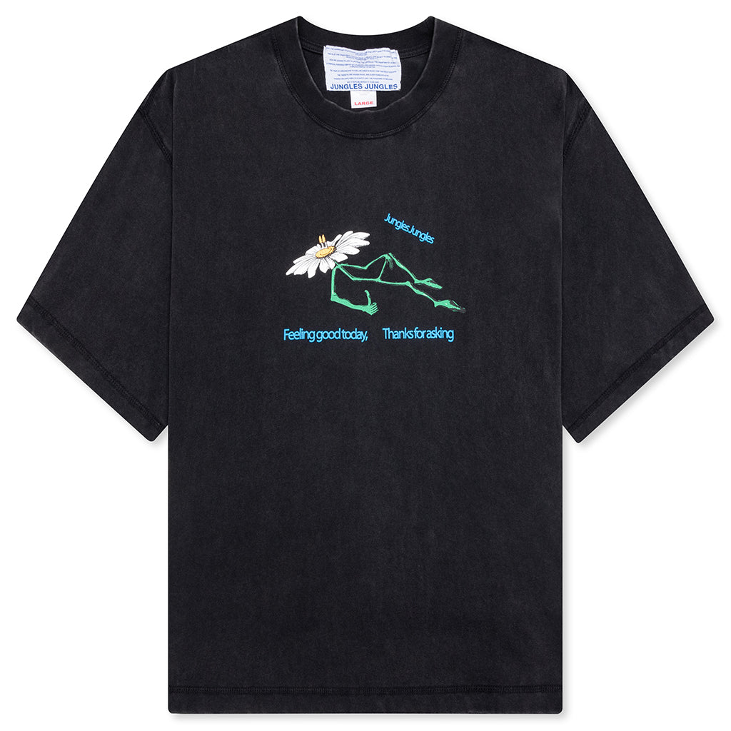 Thanks For Asking Reversible Tee - Black