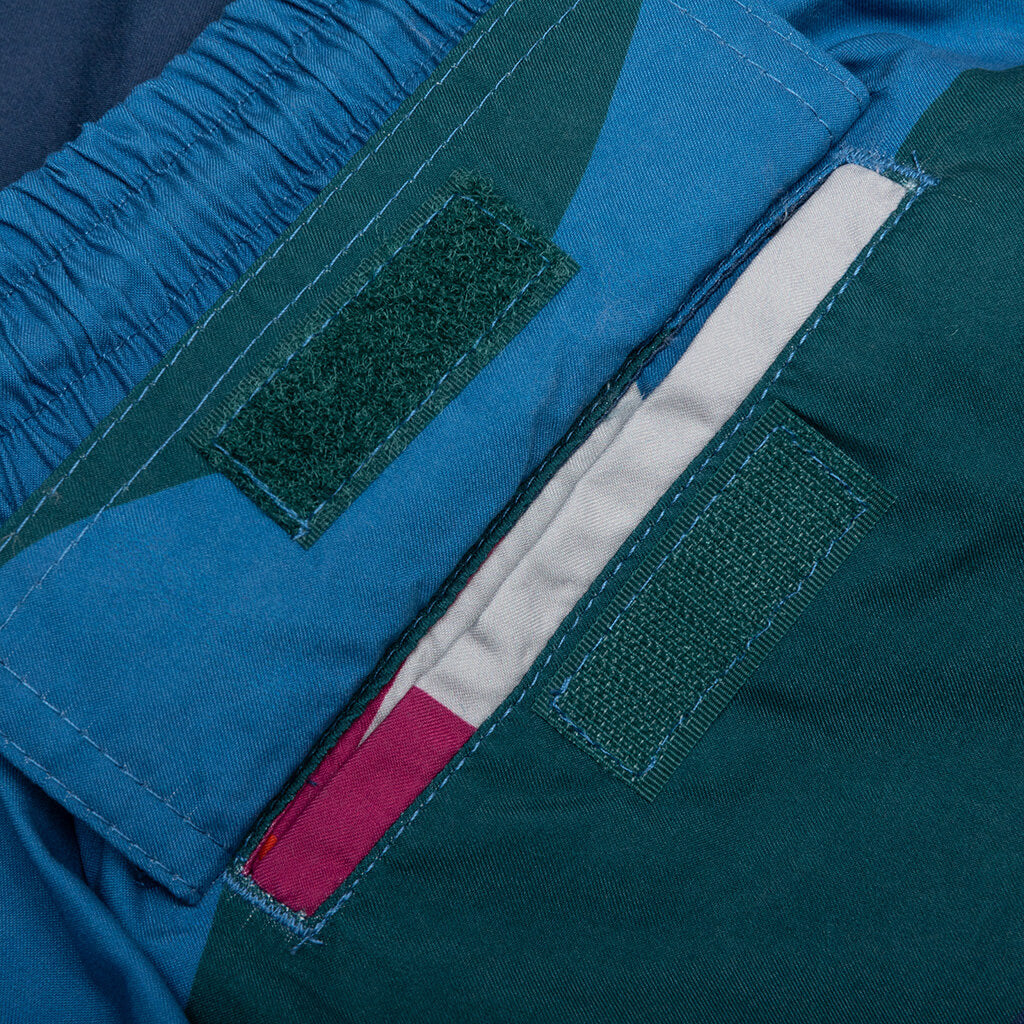 The Festival Fence Swim Shorts - Blue