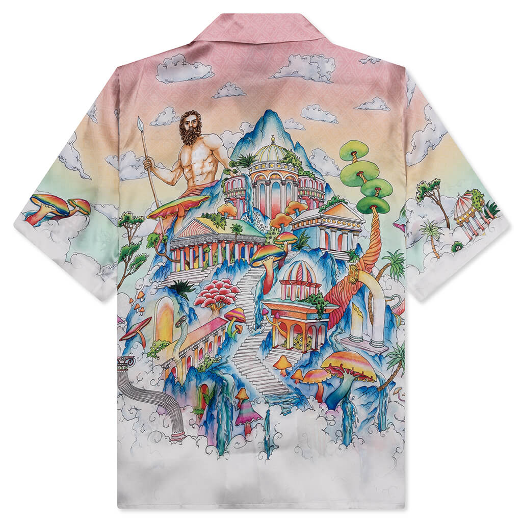 The Road To Knowledge S/S Cuban Collar Shirt - Multi