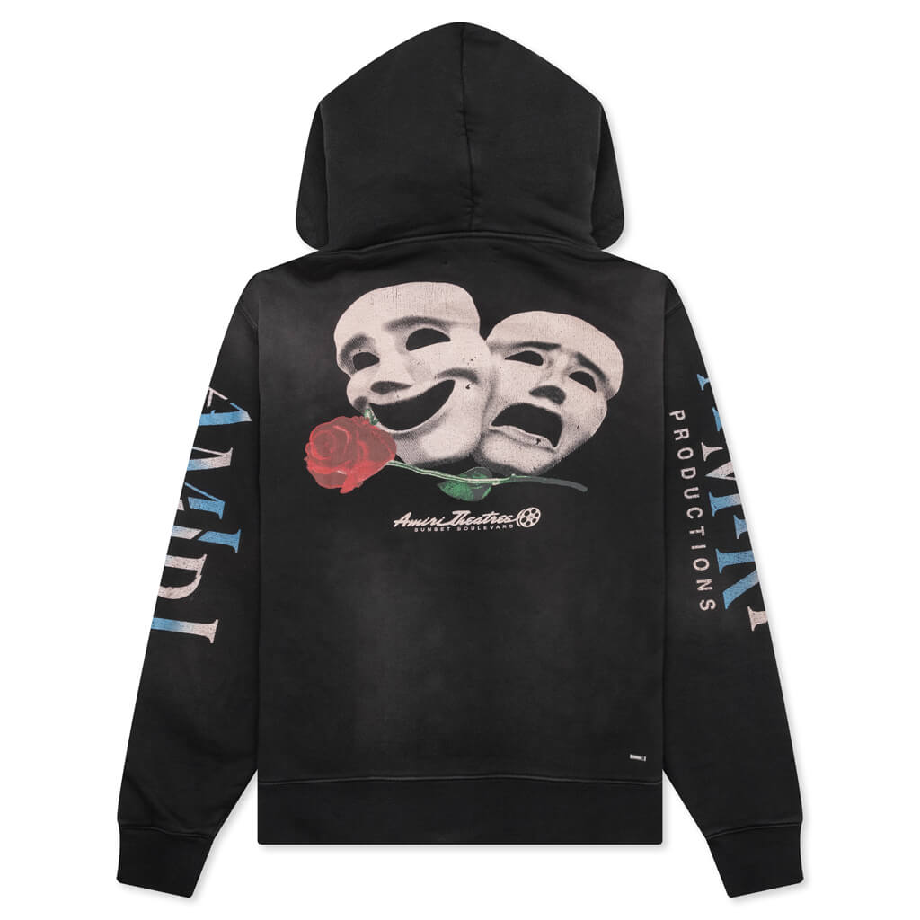 Theatre Masks Hoodie - Black