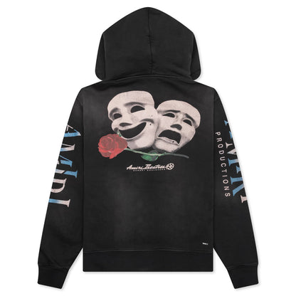 Theatre Masks Hoodie - Black