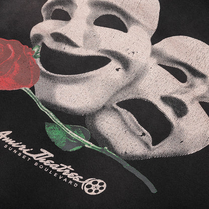 Theatre Masks Hoodie - Black