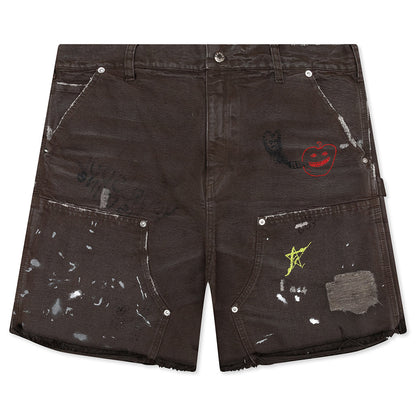 This Guy’s Double Knee Shorts - Brown