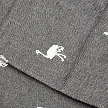 Classic Animal Backstrap Trouser - Medium Grey