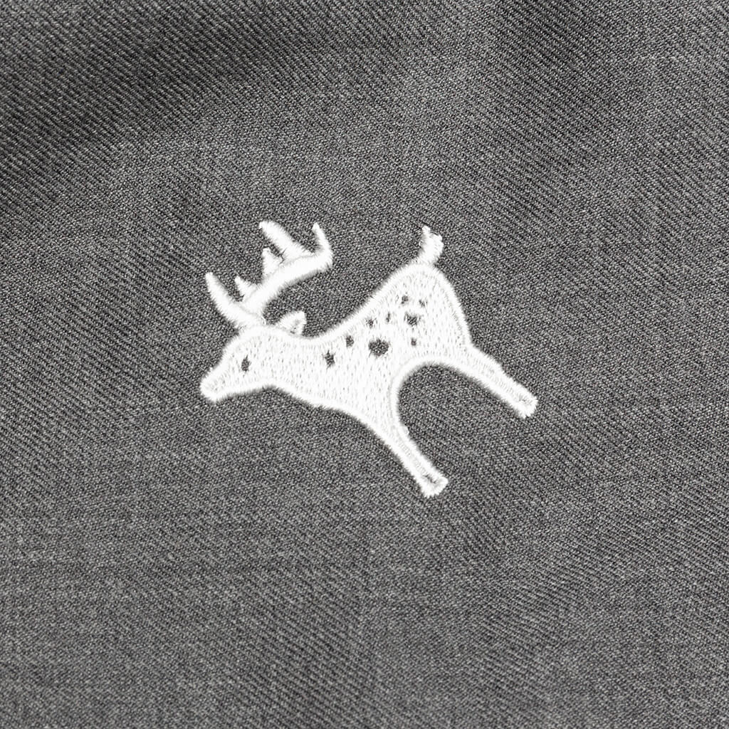 Classic Animal Backstrap Trouser - Medium Grey