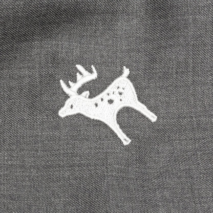Classic Animal Backstrap Trouser - Medium Grey