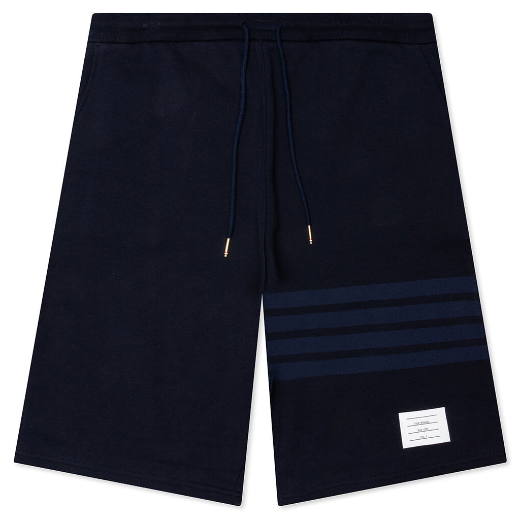 Classic Tonal 4 Bar Sweat Shorts - Navy